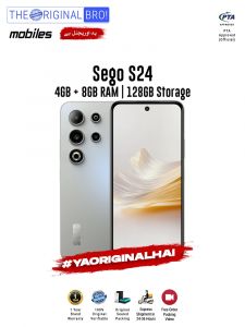 Sego S24 - 4GB RAM - 128GB Storage - PTA Approved - 12 Months Warranty - Grey - The Original Bro Mobiles - TOB41
